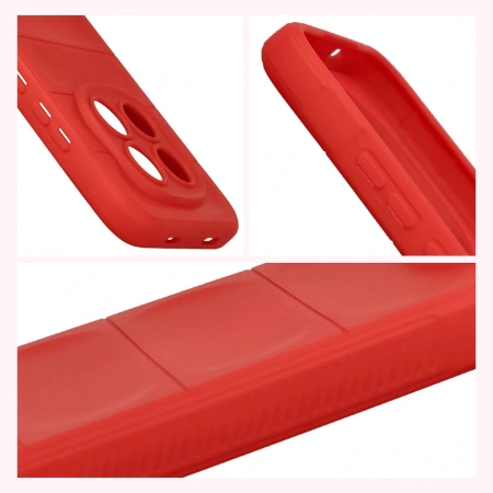 Pancerne etui Bizon Case Tur do Xiaomi Redmi Note 15 Pro 5G, czerwone