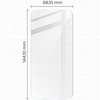 Elastyczne szkło hybrydowe Bizon Glass Mule do iPhone 15