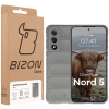 Pancerne etui Bizon Case Tur do OnePlus Nord 5, jasnoszare