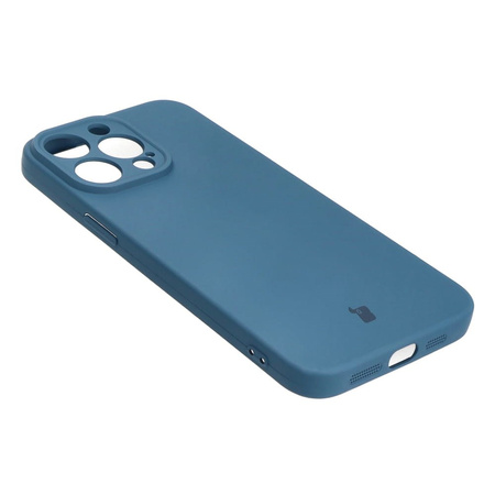 Etui Bizon Case Silicone do iPhone 15 Pro Max, granatowe