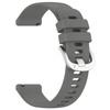 Pasek silikonowy do smartwatcha, Bizon Strap Watch Silicone Pro T, QuickRelease 18 mm, szary