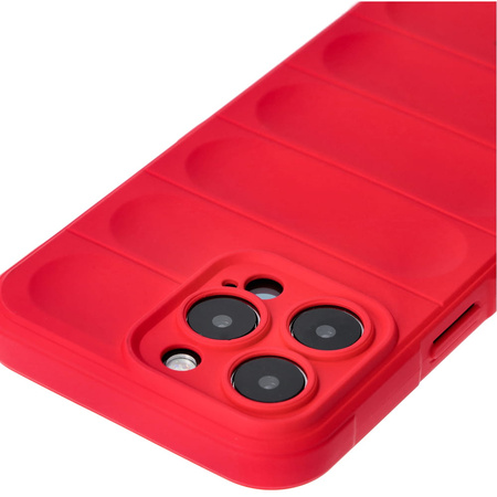 Pancerne etui Bizon Case Tur do iPhone 15 Pro Max, czerwone