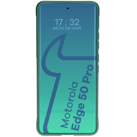 Pancerne etui Bizon Case Tur do Motorola Edge 50 Pro, ciemnozielone