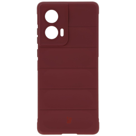 Pancerne etui Bizon Case Tur do Motorola Edge 50 Fusion, ciemnofioletowe