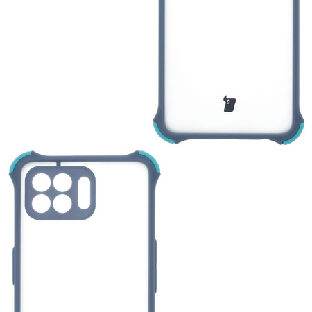 Etui Bizon Case AntiShock Hybrid do Oppo A93, F17 Pro, Reno 4 Lite, Reno 4F, lawendowe