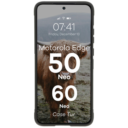 Pancerne etui Bizon Case Tur do Motorola Edge 50 Neo/60 Neo, czarne