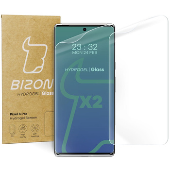 Folia hydrożelowa na ekran Bizon Glass Hydrogel Front Duo do Google Pixel 6 Pro, 2 sztuki