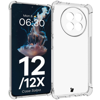 Elastyczne etui Bizon Case Salpa do Realme 12 5G / 12x 5G, przezroczyste