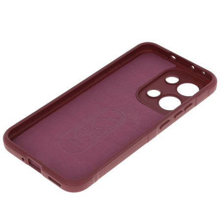 Pancerne etui Bizon Case Tur do Oppo Reno13, burgundowe