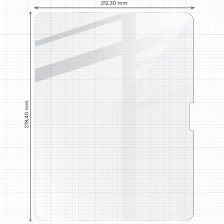 Szkło hartowane Bizon Glass Tab Clear do iPad Pro 13" 7 gen. 2024, 2 sztuki