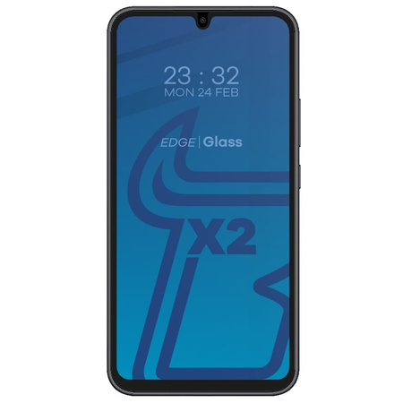 2x Szkło + szybka na aparat Bizon Edge 2 Pack do Galaxy A34 5G