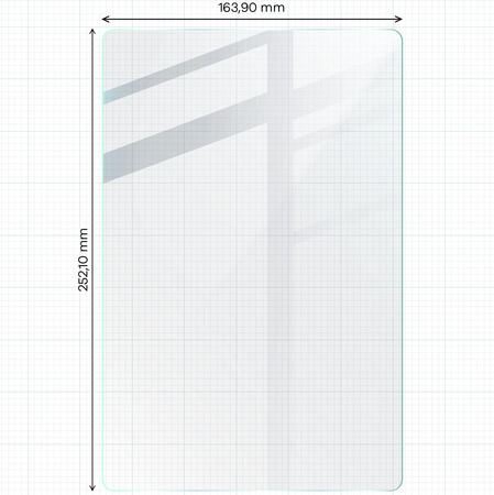 Szkło hartowane Bizon Glass Tab Clear Duo do Galaxy Tab A9 Plus, 2 sztuki