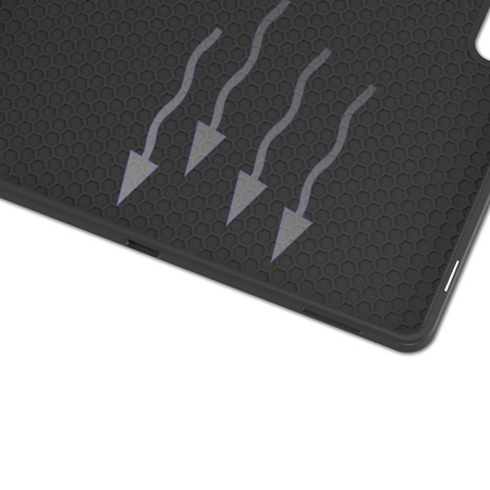 Etui Bizon Case Tab Lizard do Galaxy Tab S10 Ultra / S9 Ultra, czarne