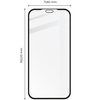 2x Szkło + szybka na aparat Bizon Edge Pack do iPhone Xs Max