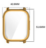Etui z osłoną ekranu Bizon Case Watch Felipe do Xiaomi Redmi Watch 5 Active, złote