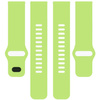 Pasek silikonowy do smartwatcha, Bizon Strap Watch Silicone Pro H, Quick Release 22 mm, jasnozielony
