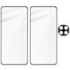2x Szkło + szybka na aparat Bizon Edge 3D Pack do OnePlus 12
