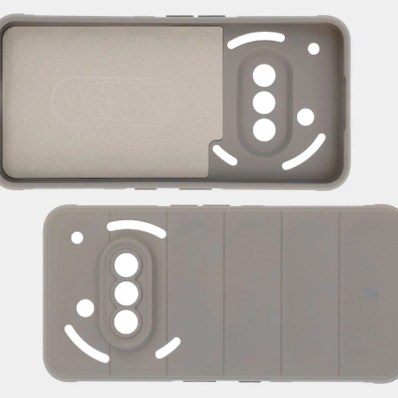 Pancerne etui Bizon Case Tur do Nothing Phone (3a), jasnoszare