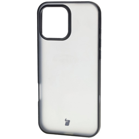 Etui Bizon Case Angelo do iPhone 16 Pro Max, półprzezroczyste z czarną ramką