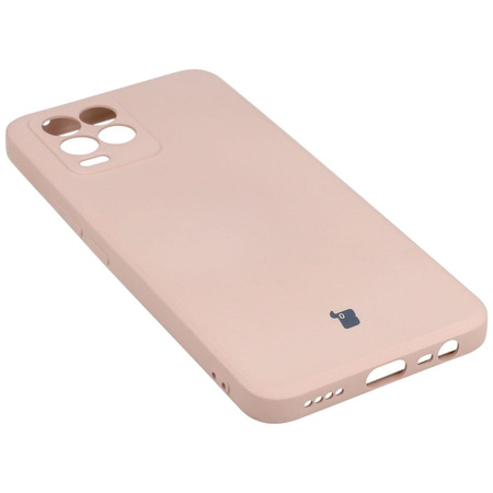 Etui Bizon Case Silicone do Realme 8 / 8 Pro, jasnoróżowe