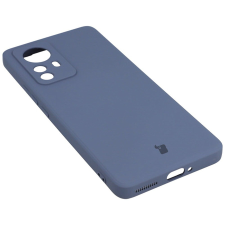 Etui Bizon Case Silicone do Xiaomi 12 Pro, szare