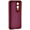 Pancerne etui Bizon Case Tur do OnePlus Nord CE4 Lite 5G, burgundowe