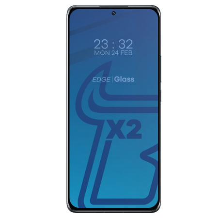 2x Szkło + szybka na aparat Bizon Edge 3D Pack do  Xiaomi 12 Pro