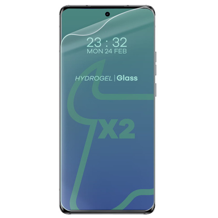 Folia hydrożelowa na ekran Bizon Glass Hydrogel Front Duo do Motorola Edge 40, 2 sztuki
