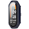 Etui ze szkłem do zegarka Bizon Case+Glass Watch do Xiaomi Smart Band 9, niebieskie