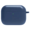 Silikonowe etui z karabińczykiem Bizon Case Headphone Silicone do AirPods Pro 3, granatowe