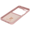 Silikonowe etui Bizon Soft Case do Galaxy Z Flip7 FE / Z Flip6, jasnoróżowe