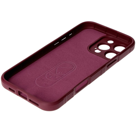 Pancerne etui Bizon Case Tur do iPhone 16 Pro Max, ciemnofioletowe