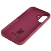 Silikonowe etui Bizon Soft Case do iPhone 17, ciemnofioletowe