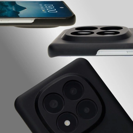 Etui Bizon Case Łupka do Xiaomi Redmi Note 14 Pro Plus 5G, czarne