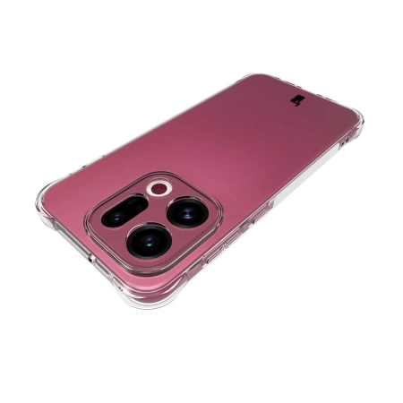 Elastyczne etui Bizon Case Salpa do Oppo Find X9, przezroczyste