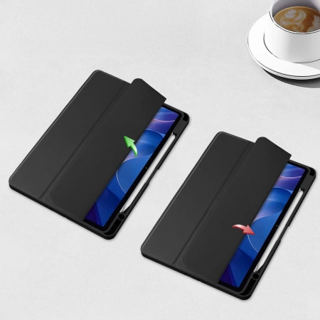 Etui z klapką Bizon Case Tab Clear Matt do Xiaomi Redmi Pad 2, czarne