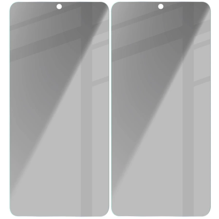 Prywatyzujące szkło hartowane Bizon Glass Clear Shadow Duo do Galaxy S23, przyciemniane, 2 sztuki