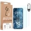 Etui + 2x szkło hartowane + szkiełko na obiektyw Bizon Case Clear Pack do Google Pixel 10 Pro