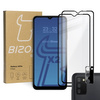 2x Szkło + szybka na aparat Bizon Edge Pack do Galaxy A03s