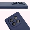 Silikonowe etui Bizon Soft Case do Xiaomi Redmi Note 14 Pro 4G, ciemnoniebieskie