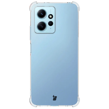 Etui + 2x szkło + obiektyw Bizon Case Clear Pack do Xiaomi Redmi Note 12 4G, przezroczyste