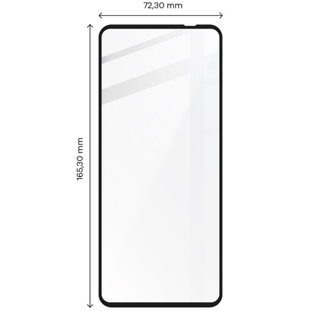 2x Szkło + szybka na aparat Bizon Edge Pack do Moto G51 5G