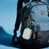 Elastyczne etui z karabińczykiem Bizon Case Headphone Clear do AirPods Pro 3, przeźroczysto-zielone