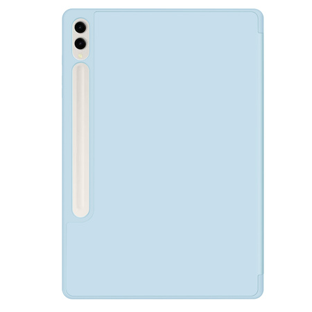 Etui Bizon Case Tab Lizard do Galaxy Tab S10 Plus /S9 Plus, błękitne