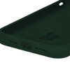 Silikonowe etui Bizon Soft Case do iPhone 14 Pro Max, ciemnozielone