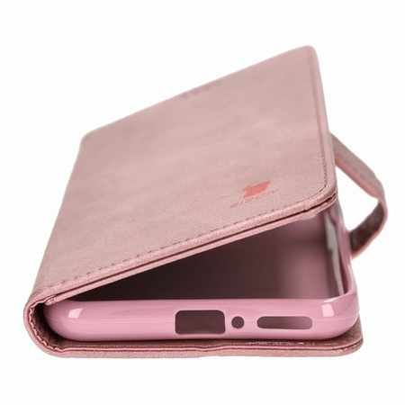 Etui Bizon Case Wallet do Xiaomi 12T/12T Pro, jasnoróżowe