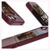 Pancerne etui Bizon Case Tur do Galaxy Z Flip7 FE / Z Flip6, burgundowe