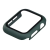 Etui ze szkłem do zegarka Bizon Case+Glass Watch do Apple Watch SE 3 / SE 2 / SE / 6 / 5 / 4 (40 mm), matowe ciemnozielone