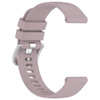 Pasek silikonowy do smartwatcha, Bizon Strap Watch Silicone Pro T, Quick Release 18 mm, jasnofioletowy