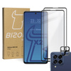 2x Szkło + szybka na aparat Bizon Edge Pack do Galaxy M53 5G